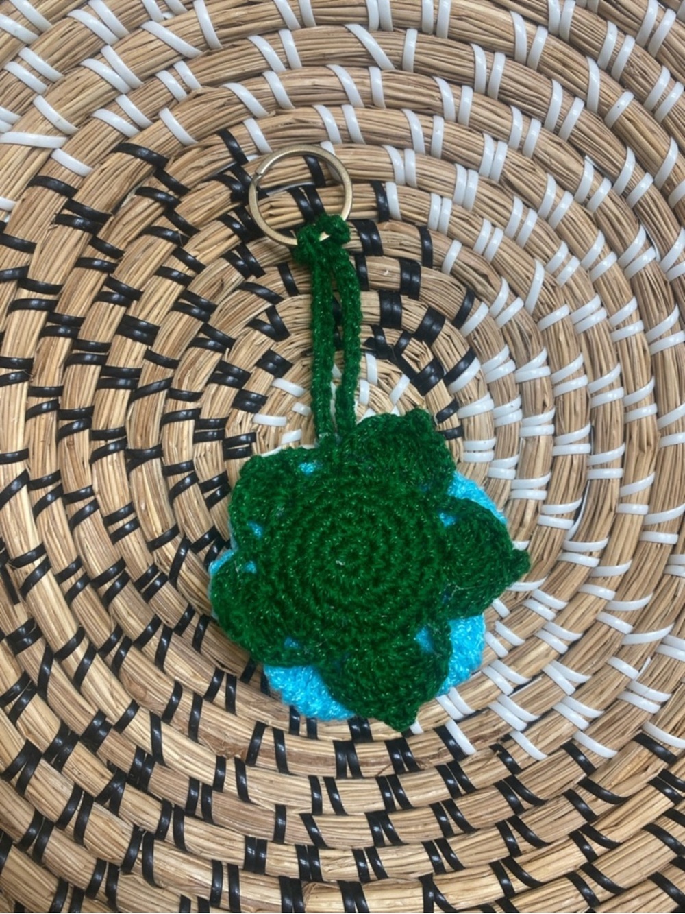Handmade Crochet Rose Keychain- Choose 1 - Picture 5 of 9